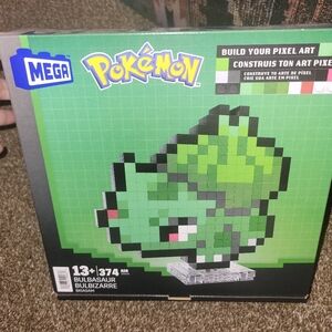 Pokémon Bulbasaur Pixel Art Kit - Green and Red